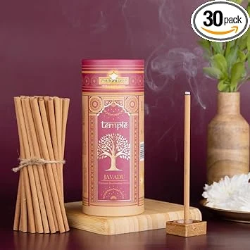 Аромапалочки Mangaldeep Temple Premium Javadu — 30 шт, с подставкой