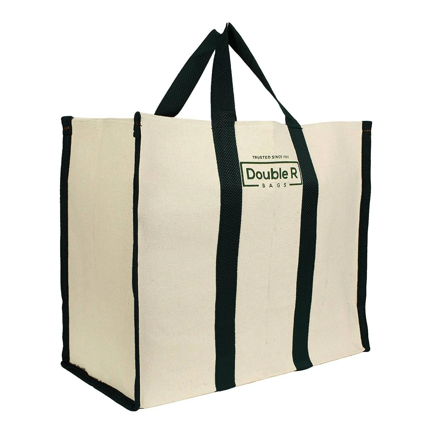 Сумка-шоппер из хлопкового канваса с усиленными ручками Double R Bags