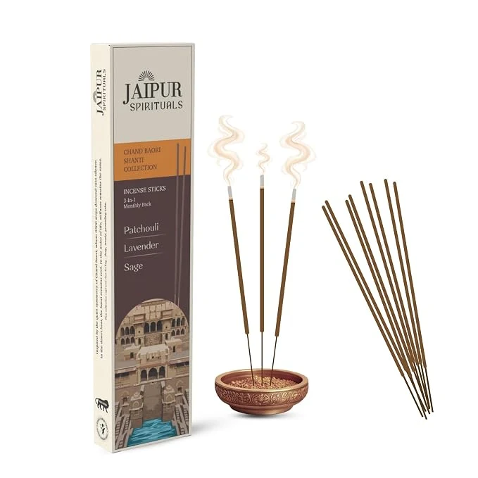 Аромапалочки ручной работы Jaipur Spirituals — пачули, лаванда и шалфей