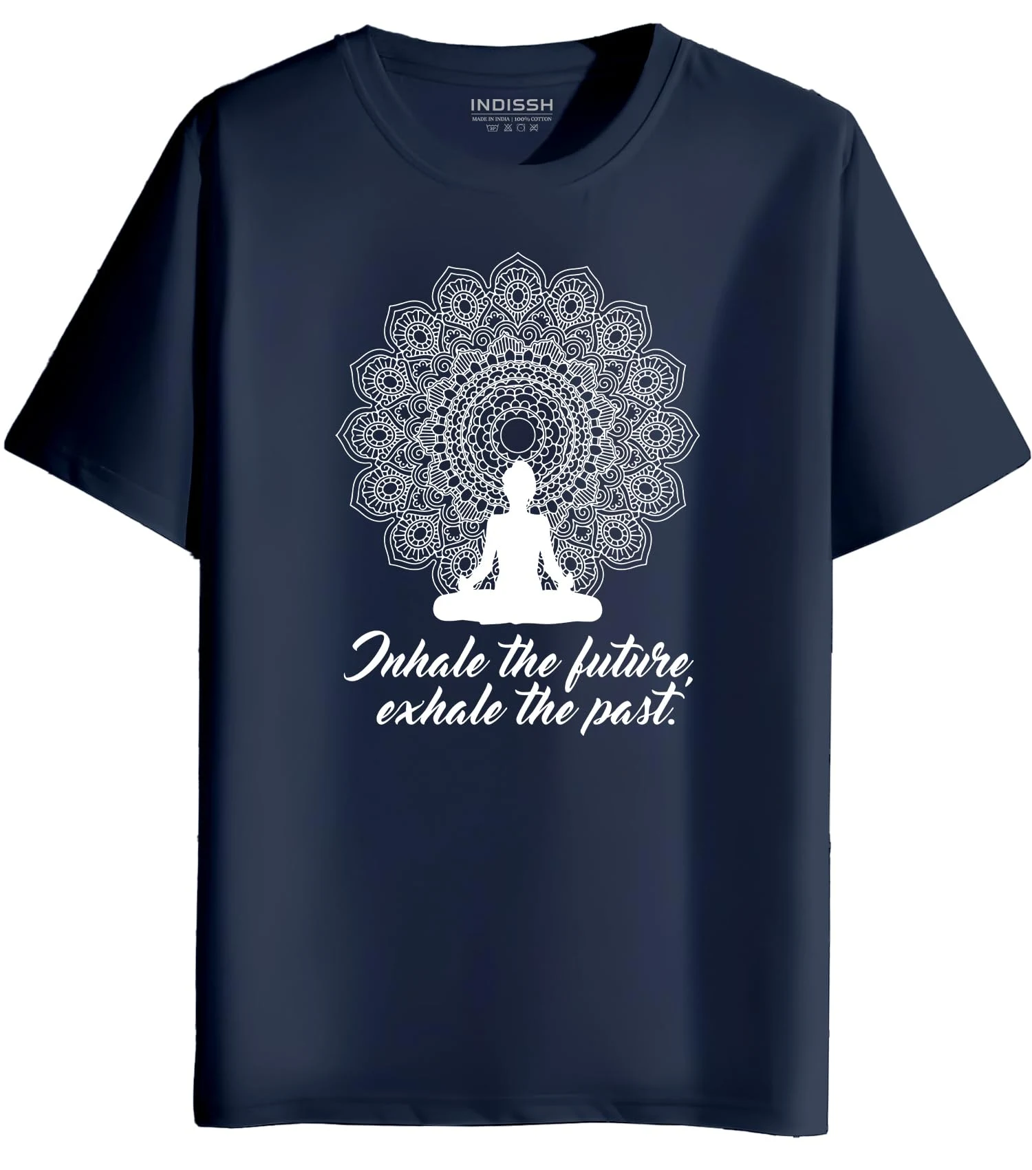 Футболка "Inhale the future, exhale the past" Indissh