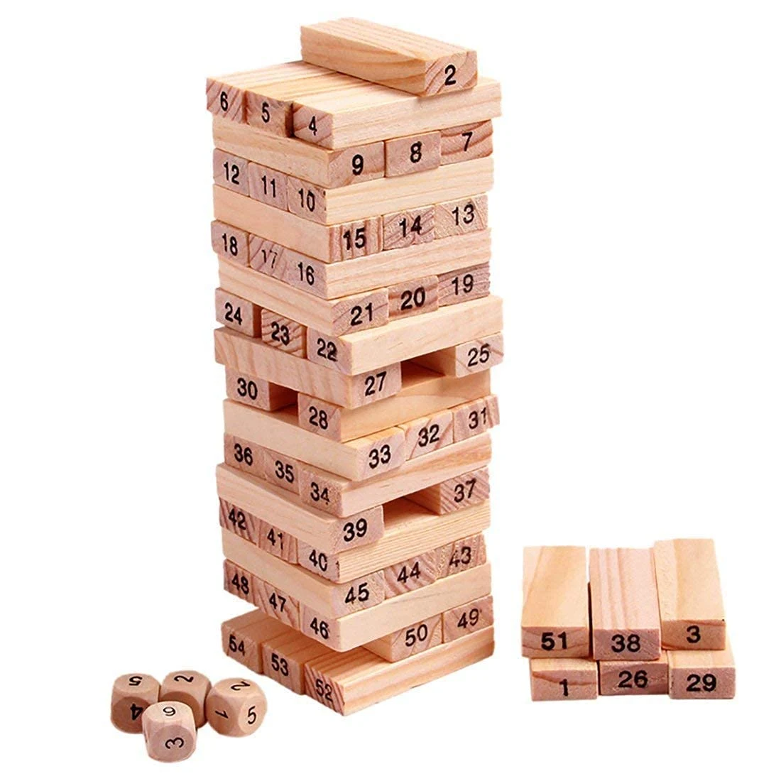 Деревянная настольная игра "Tumbling Tower", от 1 игрока, 3+
